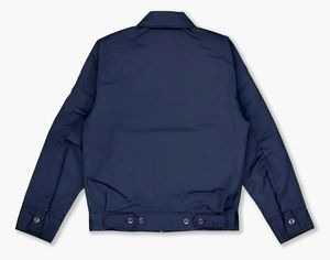 Streetwear Clothe Work Canvas Twill Cotton Jacket Zipper up Custom Crop Acid Wash <b>Hoodie</b> Vintage Distressed <b>Hoody</b> Jacket for Men - Product Image 2