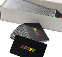 Tarjeta NFC de PVC Negra, NTAG213 215 216, Grabado en Relieve, Lámina Láser, Impresión UV a Todo Color, Tarjetas RFID Personalizadas de Fábrica