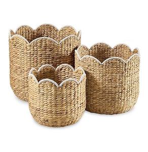Luxury Water Hyacinth <b>Basket</b> For Premium Interior Decoration Offering Elegant Storage With Natural <b>Weave</b> - Product Image 2