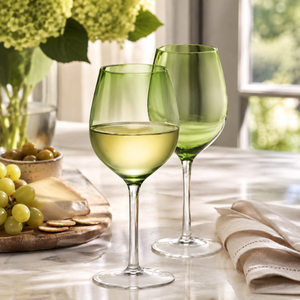 Verres à vin colorés en borosilicate faits à la main de 420 ml, sans plomb, à pied, pour vin rouge et blanc, réutilisables, vente en gros - Product Image 5