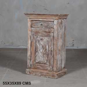 Modern Luxury Wooden <b>Bedside</b> Smart European Marble Finish for Home Bedroom Furniture Wireless Charging <b>Mirrored</b> Apartment - Product Image 6