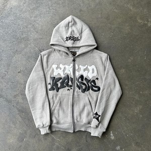 Nuevo diseño más vendido hombres sudaderas con capucha bajo MOQ venta al por mayor hombres puff impresión serigrafía sunfade sudaderas con capucha hechas en Pakistán hombres sudaderas con capucha - Product Image 3