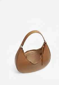 Bolso de Hombro de Media Luna para Mujer, de Cuero Marrón, Resistente al Agua, Estilo Hobo, Moderno y Minimalista - Product Image 2