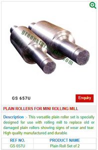 Rodillos lisos para mini laminador GS 657V Herramientas de joyería para herramientas de joyería - Product Image 2