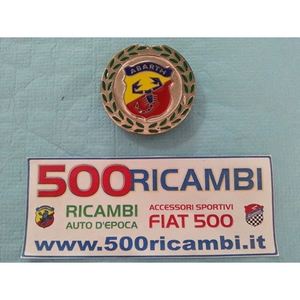 Calcomanía Abarth Alloro Tuning para Fiat 500 D F L R, Estilo Deportivo de Lujo, Tamaño Personalizable, Logotipo Rottondo Scritt, FREGI E SCRITTE - Product Image 1