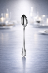 Cuchara para Sopa Mr. Spoon Serie Raya de Acero Inoxidable de 200 mm, Diseño Clásico, Acero Inoxidable 18/0, Mango Monobloque Plateado, Apto para Lavavajillas - Product Image 3