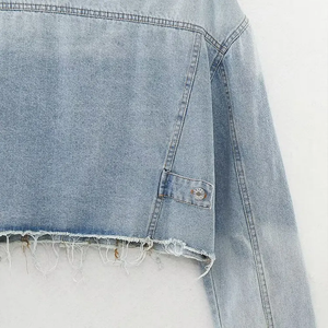 New Fashion High Quality Unisex Denim Jacket Wholesale Price Custom Made Denim Jackets for men & Women - Product Image 5