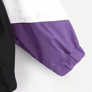 Wholesale Price Unisex Custom Windbreaker <b>Jacket</b> Good Quality Zipper <b>Pullover</b> Tops Wholesale Women's Cotton Knitted Tops - Product Image 4