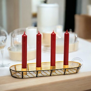 Bougeoir en fer noir en métal de style unique Design attrayant pour la décoration de la maison de table quantité minimale de commande 100pcs - Product Image 2