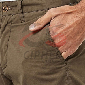 กางเกงลำลองผู้ชายน้ำหนักเบาสไตล์กลางเอวมีบริการ OEM ขายดีที่สุดของผู้ผลิต - Product Image 3