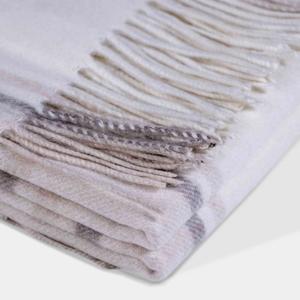 Plaid 100% cachemire de Mongolie 130*170cm, teinte naturelle - Product Image 4