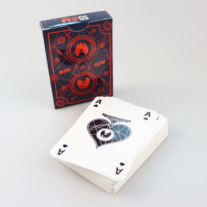 Trung Quốc Nhà máy tùy chỉnh cao cấp 310gsm lõi Đen giấy quảng cáo thẻ Poker-sinh thái thân thiện và bền - Product Image 4