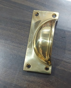 OMG ngành công nghiệp rắn brass ngăn kéo kéo xử lý tủ bếp cup kéo xử lý <span class=keywords><strong>4</strong></span> inch cửa xử lý - Product Image 2