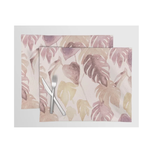 Lifestyle Dining 100% Coton Brodé Lavande 14x20 140 GSM Léger Éthique Fait GOTS Certifié Tapis De Table En Gros - Product Image 5