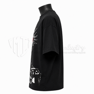 Camiseta Gráfica Extra Grande Premium, Camiseta de Algodón Personalizada de Estilo Gótico Urbano, Proveedor Mayorista - Product Image 5