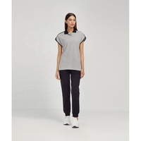 2023 Meilleure vente en gros logo personnalisé blanc femmes Polo manches courtes confortable été respirant polo t-shirt femmes