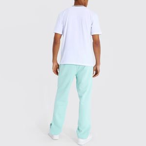 2024 personnalisé hommes droite taille moyenne évasé pantalon décontracté taille élastique vente en ligne en vrac quantité - Product Image 2