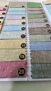 Tissu en lin naturel pur matériau respirant doux de haute qualité pour vêtements Textiles de maison rideaux de literie et rembourrage - Product Image 2