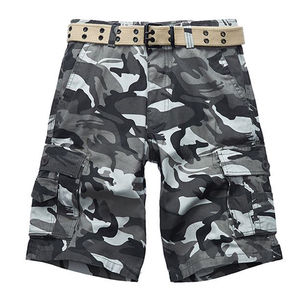Shorts cargo de sport écologiques pour hommes Glory, design camouflage, pour les loisirs et les activités de plein air, longueur genou, taille mi-haute - Product Image 2