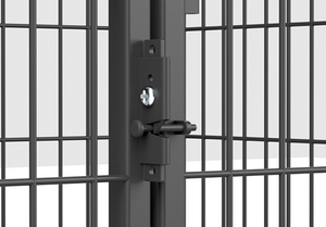 Pannello di recinzione impermeabile resistente penna per giocare a cane per animali domestici realizzato con tubo di acciaio e penna per cuccioli di filo di ferro - Product Image 5