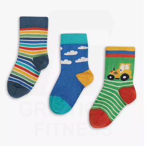 Chaussettes pour bébé de haute qualité, sur mesure, en gros, 0-6 mois, tissées, décontractées, motif de dessin animé pour filles, printemps, nouveau-nés, ATTIRE GEAR - Product Image 3