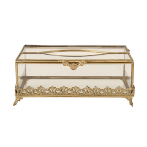 Caja de pañuelos de acrílico transparente multifunción para caja de pañuelos de latón y acrílico transparente de tamaño personalizado - Product Image 6