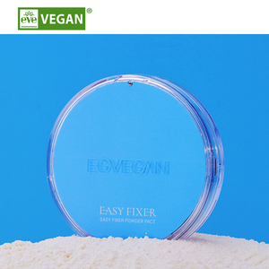 แป้งรองพื้นแบบง่าย egvegan แป้งติดทนนาน