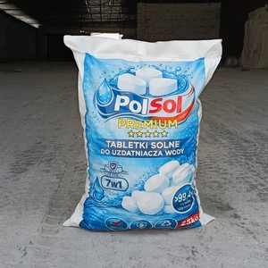 Precio al por Mayor Tabletas de Sal PolSol 25kg |   99.8% Puro Grado Industrial CAS 7647-14-5 para Suavizantes de Agua - Product Image 2