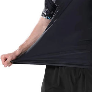 Chemise de compression sublimée Logo personnalisé T-shirts de gymnastique pour hommes Léger Respirant Entraînement musculaire Running Rash Guard - Product Image 6