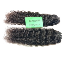 Vente en gros 100% cheveux humains vierges non transformés Deep Wave alignés Vague d'eau en vrac Pas cher Indien Bouclés Bundles Double trame Vendeur - Product Image 5