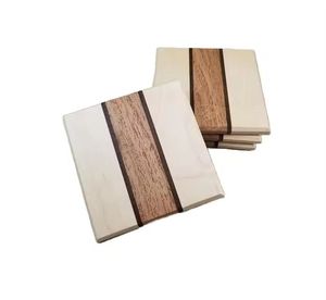 Posavasos de té y café para beber, posavasos de madera para el hogar, vajilla para Hotel, restaurante, superventas, hecho a mano - Product Image 2