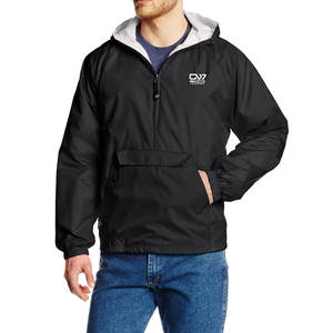 Chaqueta de lluvia para adultos para hombres, chaqueta impermeable transpirable con función de lluvia, chaqueta impermeable de nailon/poliéster para hombres - Product Image 1