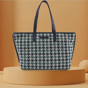 Sacs à provisions en poly coton de conception moderne tissu tissé réutilisable fabricant indien exportateur style jacquard Haryana tricoté chaîne - Product Image 1