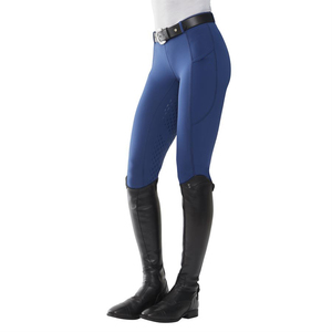 Leggings de vêtements équestres de qualité supérieure pantalon avec boucles de ceinture Leggings collants d'équitation pour vêtements de compétition en gros personnalisés - Product Image 5