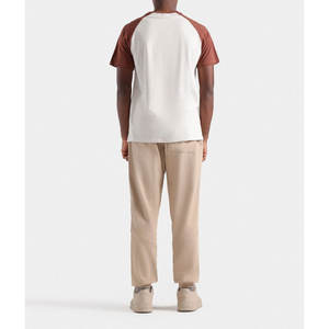 Camisetas de hombre 100% algodón diseño logotipo personalizado cuello redondo mangas Reglan ropa de calle camisetas para hombre - Product Image 4