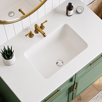 Lavabo en résine mélamine pour projets hôteliers, lavabo commercial pour salle de bain, idéal pour la rénovation d'appartements
