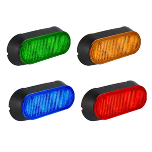 Feux stroboscopiques LED à quatre couleurs en option 12-24V pour camion, remorque latérale, arrière, tout-terrain, phare de marqueur, <span class=keywords><strong>homologué</strong></span> ECE - Product Image 2