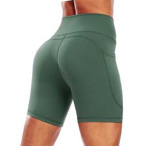 Active Wear Pantalones cortos de mujer Scrunch Butt Fitness Workout Yoga Shorts Push Up Cintura alta Pantalones cortos deportivos de gimnasio sin costuras para mujeres - Product Image 3