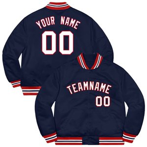 Ensemble d'uniformes de baseball personnalisés-Veste pour homme en satin 100% polyester avec design personnalisable - Product Image 5
