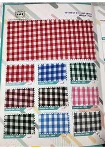 Cuadros uniformes premium y tela a cuadros | Material de alta calidad para camisas y prendas de vestir a un precio asequible - Product Image 2