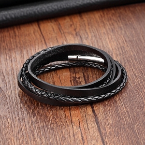 Bracciale Sportivo Multistrato Elegante Placcato Argento MenneM per Uomo - Product Image 3