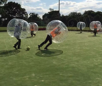 Nouvelle boule à bulles gonflable pour adultes, en PVC transparent, à roulettes, pour se coucher à l'intérieur, boule zorb gonflable