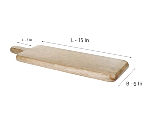 Tabla de cortar larga de madera de mango hecha a mano/tabla de cortar para servir para carne verduras frutas casa regalo de calentamiento - Product Image 6