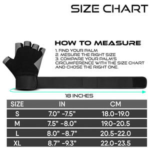 RAZERS IMPEX Gym <b>Gloves</b> Fitness Training Anti Slip Shock-absorbing Neoprene Weight Lifting Padded Grip Breathable <b>Fingerless</b> - Product Image 6