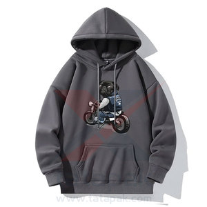 Sudaderas con capucha para hombre con impresión de logotipo personalizado, jersey de poliéster y algodón para fabricación de invierno - Product Image 3