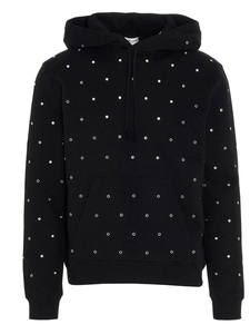 Qualité hommes 100% coton sweats à capuche strass conception nouveauté fermeture éclair à capuche surdimensionné pour l'hiver Service OEM disponible - Product Image 3