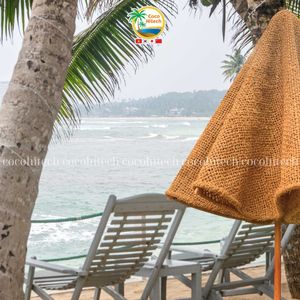 PARASOL TRIANGULAR DE ESTILO TROPICAL ECOLÓGICO DE FIBRA DE COCO NATURAL PREMIUM PARA DECORACIÓN DE EXTERIORES - Product Image 6