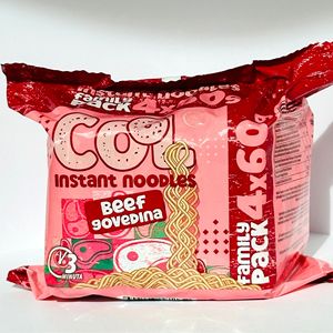 COOL Halal Fried Instant <b>Noodles</b> Wheat Flour Beef Flavour Bulk <b>Box</b> 240g 18% Fat 3-Minute Cooking DEM Kulpin 12 Months Shelf Life - Product Image 3