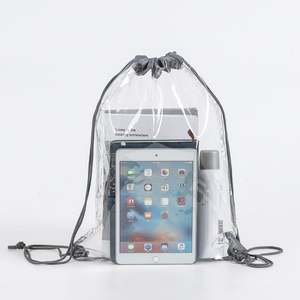 Sacs à cordon en PVC transparent pour événements sportifs, concerts, festivals et festivals de musique, écologiques - Product Image 4