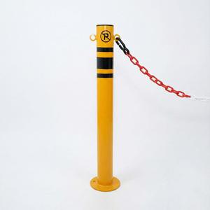 Juego de 10 Postes Metálicos de 75 cm, Postes Metálicos Fijos con Orejetas para Equipamiento de Estacionamiento - Product Image 3
